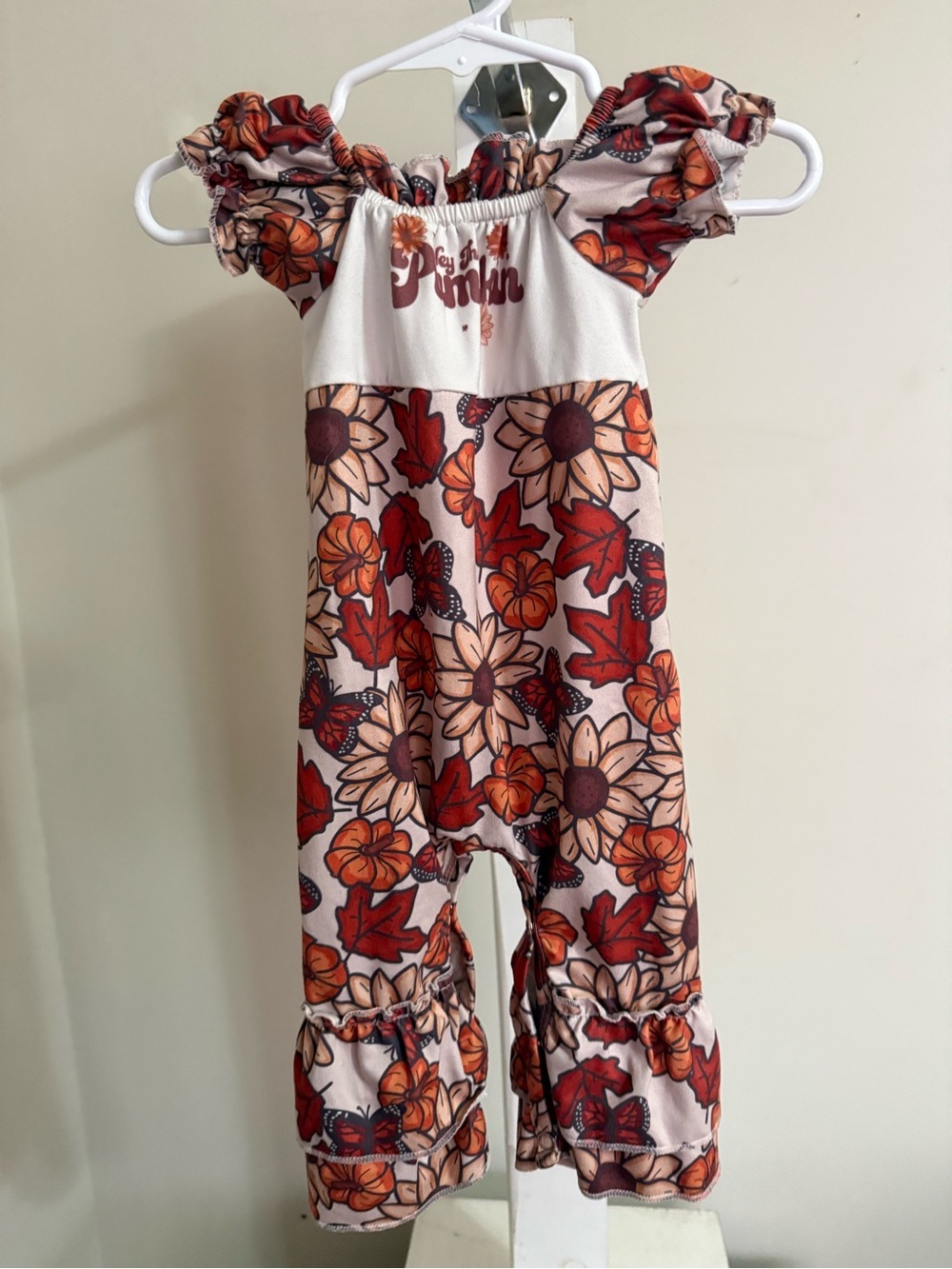 Hey There Pumpkin Romper - Picture 4 of 9